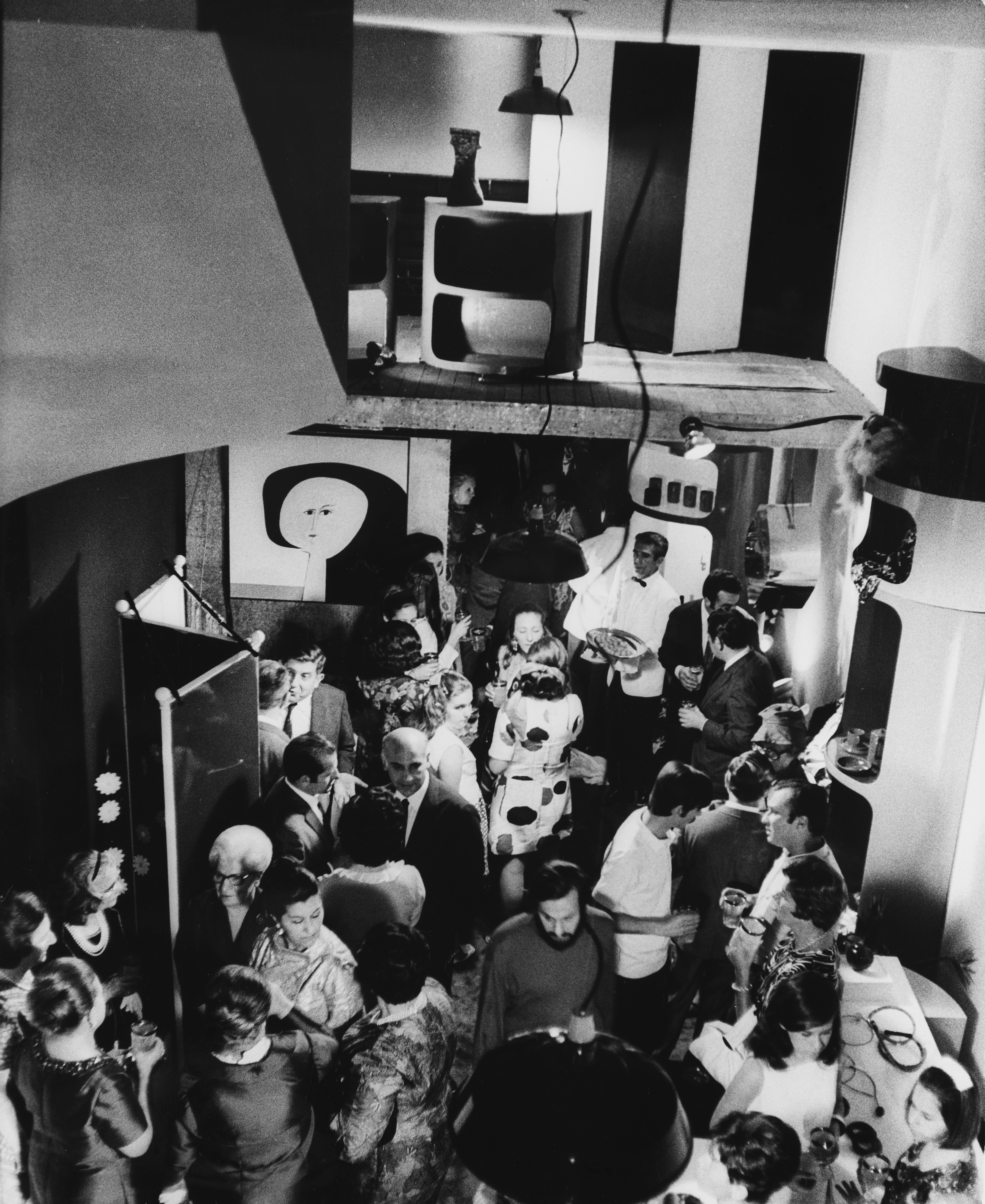 Festa da Galeria Augôsto Augusta em 1968 (Foto: Divulgação)