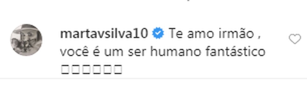 Marta comenta ação de Chulapa em Atalaia — Foto: Reprodução Instagram 