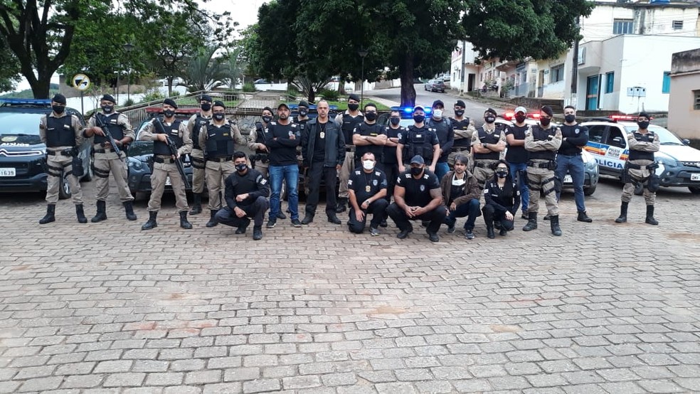 Operação Titanomaquia combate o tráfico de drogas em Malacacheta — Foto: Polícia Militar/Divulgação