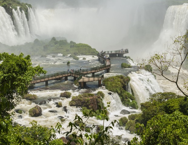 Brazil, Paranà, Foz de Iguazu . Iguazu Waterfall (Foto: Getty Images)