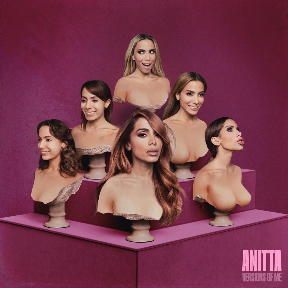 Capa do álbum 'Versions of me', de Anitta — Foto: Divulgação