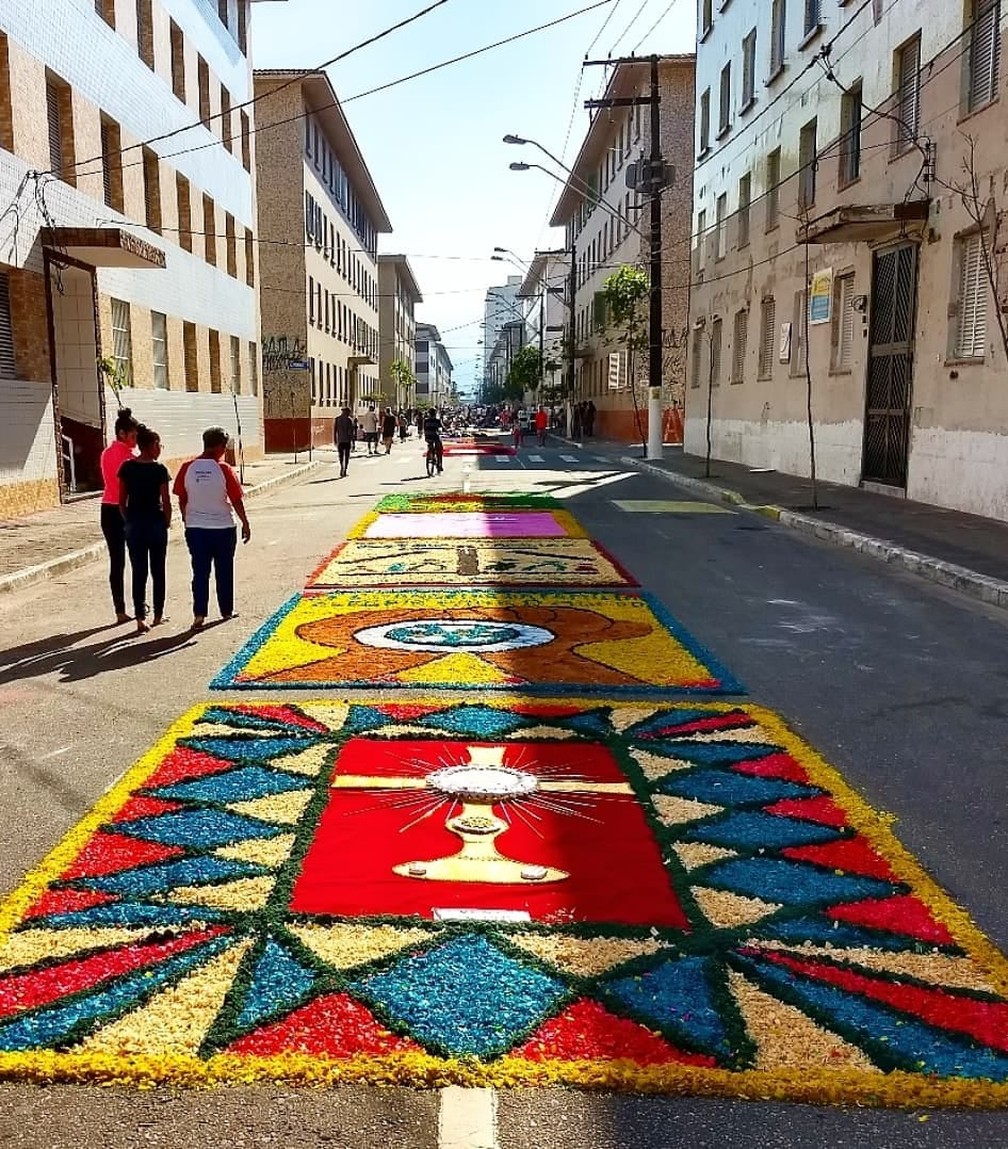 Baixada Santista tem programação especial para a festa de Corpus Christi (Foto: Moiséis Gomes)