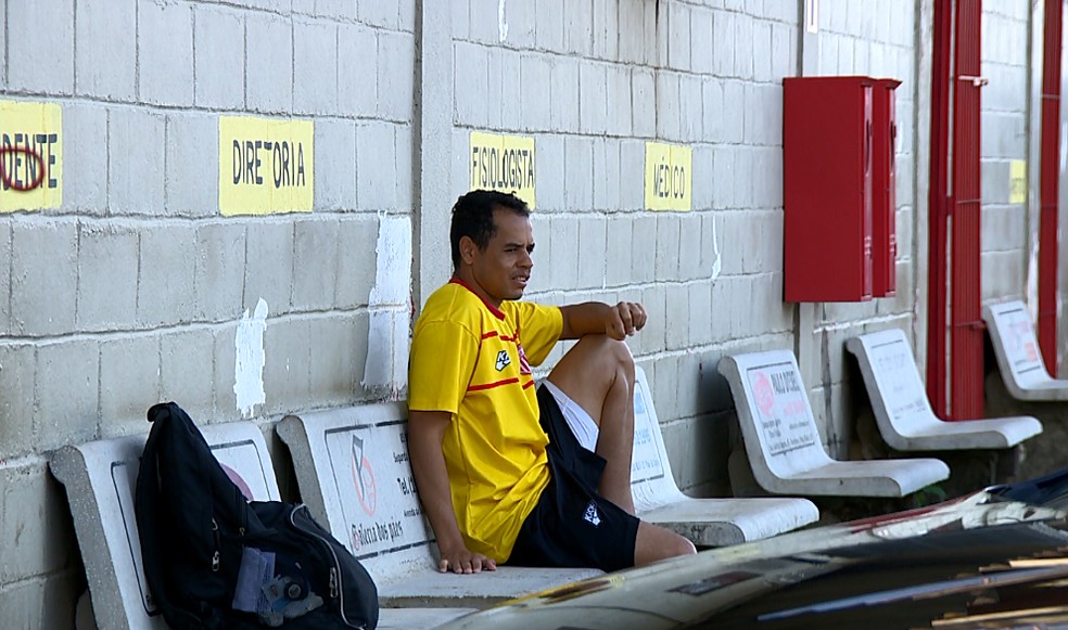 Jobinho vestiu a camisa de São Bento, Mogi Mirim e Bragantino na temporada 2017 (Foto: Reprodução EPTV)