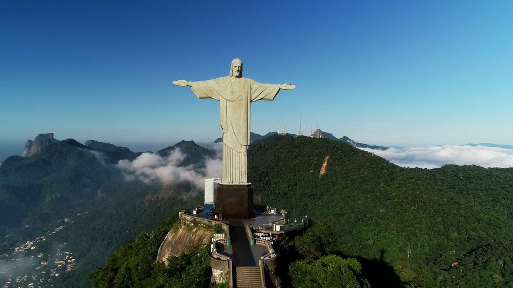 Monumento do Cristo Redentor completa 90 anos e  segue colecionando números superlativos  — Foto: Globo Repórter