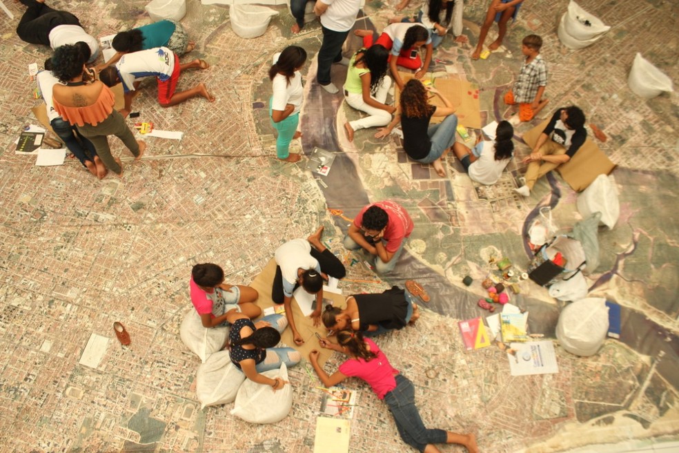 Mapa gigante de Natal está entre na programação da Jornada — Foto: Divulgação