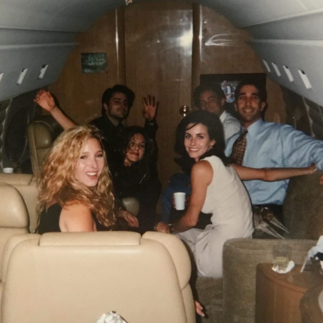O elenco de Friends nos anos 1990 (Foto: Reprodução Instagram)