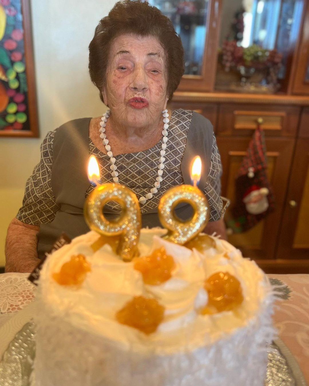 Ingrid Guimarães comemora os 99 anos da avó com post nas redes sociais (Foto: Reprodução / Instagram)