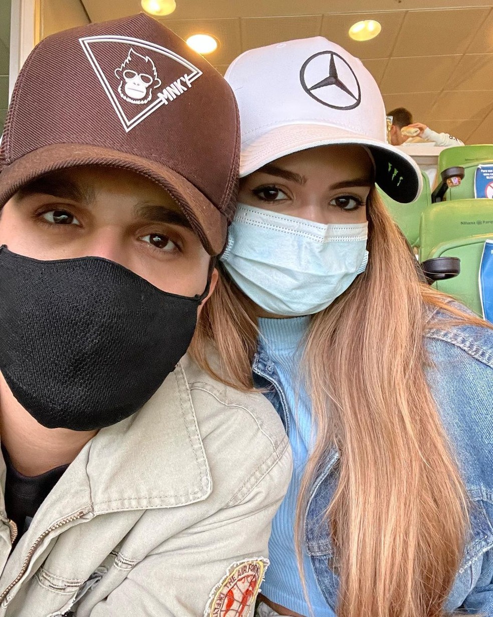 Luan Santana e Izabela Cunha — Foto: Reprodução/Instagram