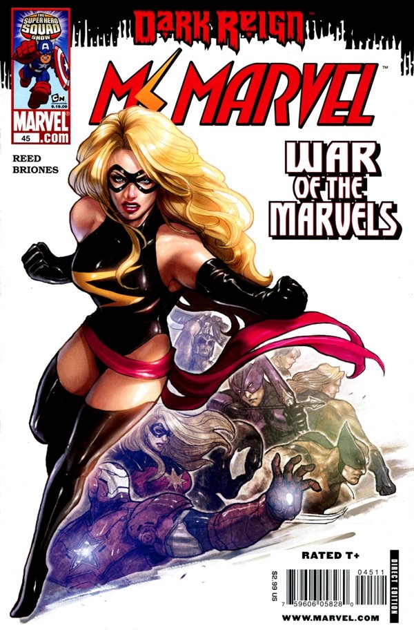 Capa de história em quadrinhos com Capitã Marvel (Foto: Divulgação)
