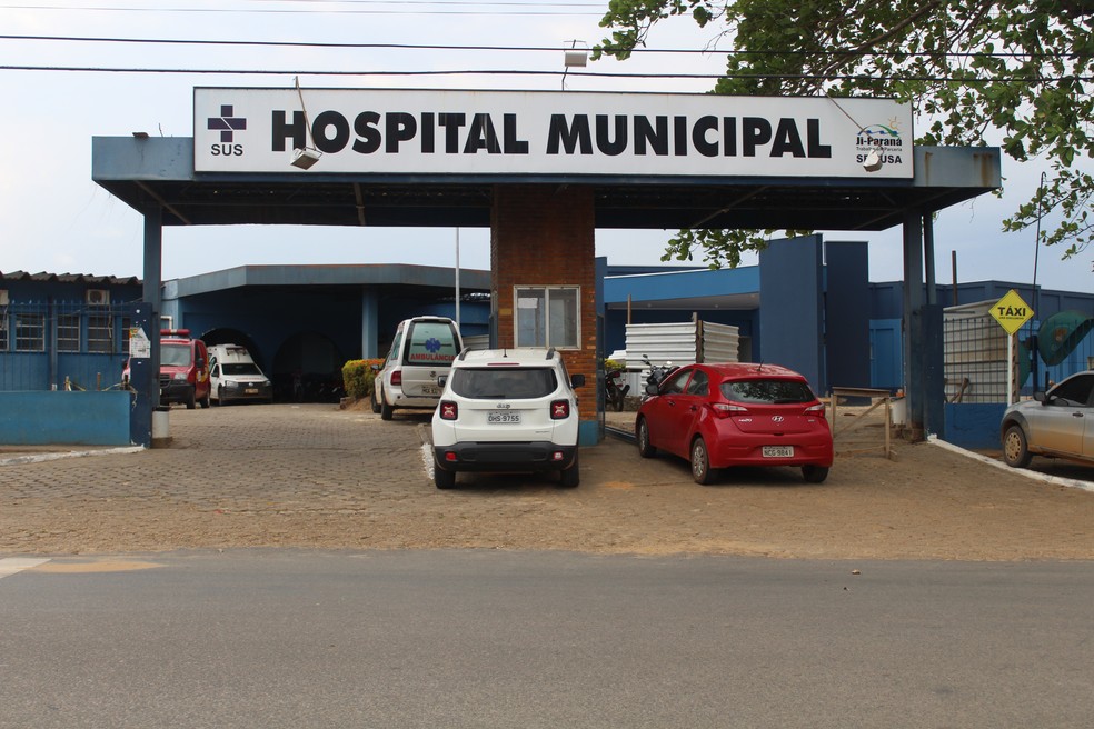 Hospital municipal Claudionor Couto Roriz, hospital municipal de Ji-ParanÃ¡ (Foto: Gedeon Miranda/G1)