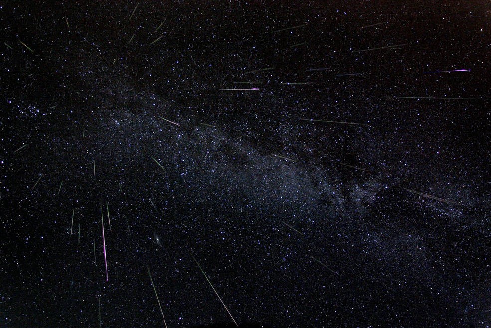 Chuva de meteoros (Foto: Divulgação/NASA)