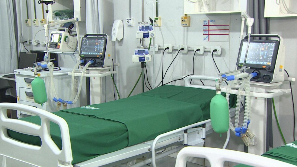 Leito de UTI &mdash; Foto: Reprodu&ccedil;&atilde;o/Rede Amaz&ocirc;nica