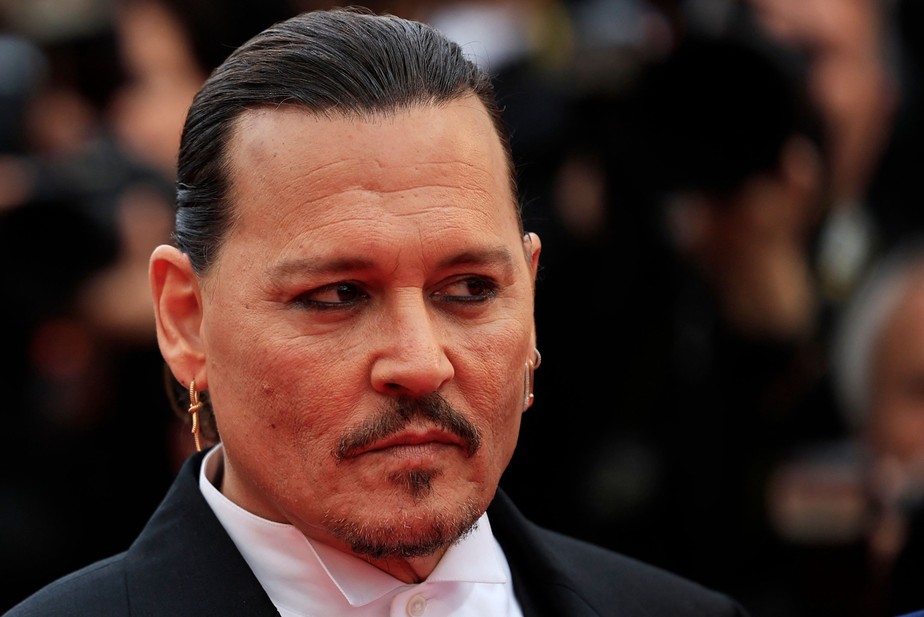 Johnny Depp no tapete vermelho do Festival de Cannes