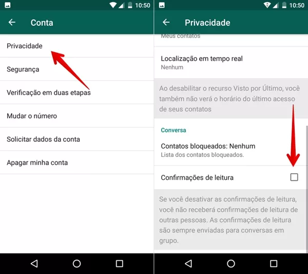 Como Tirar O Visto Por último Do Whatsapp Iphone Como Visualizar O Whatsapp Status E Nao Mostrar Redes Sociais
