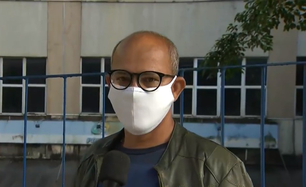 Antônio Marcos diz que não foi avisado da suspensão da perícia médica; ele se disse surpreso ao chegar a uma agência do INSS em Salvador — Foto: Reprodução/TV Bahia