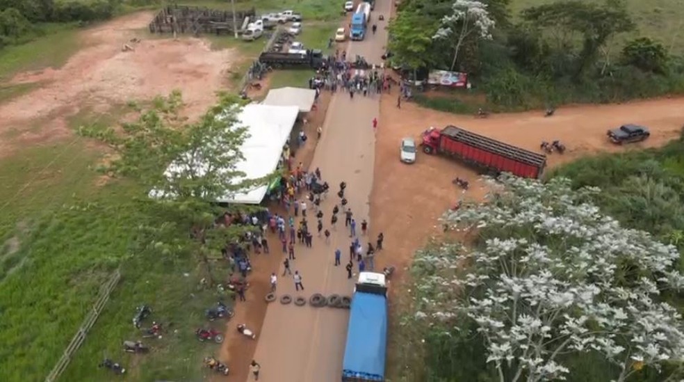 MP se reúne com forças de Segurança e pede que policiais militares atuem na desobstrução de rodovias no AC  — Foto: Alexandre Lima/Arquivo pessoal 