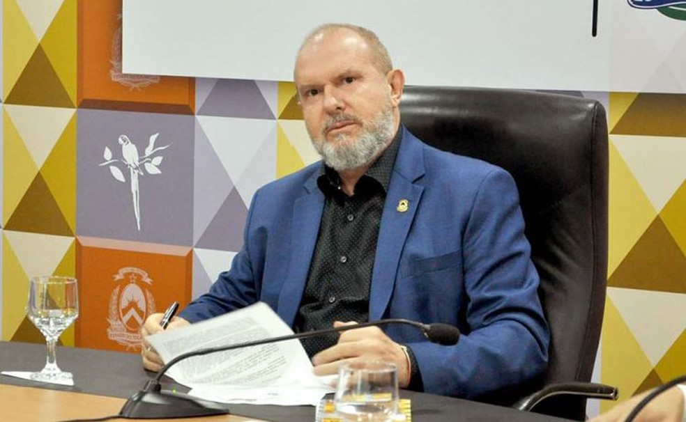 Governador do Tocantins, Mauro Carlesse enfrenta processo de impeachment — Foto: Esequias Araújo/Governo do Tocantins