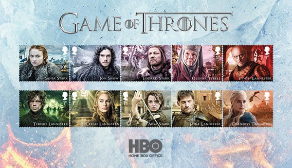 'Game of Thrones' ganha coleção de selos do correio britânico (Foto: Divulgação)
