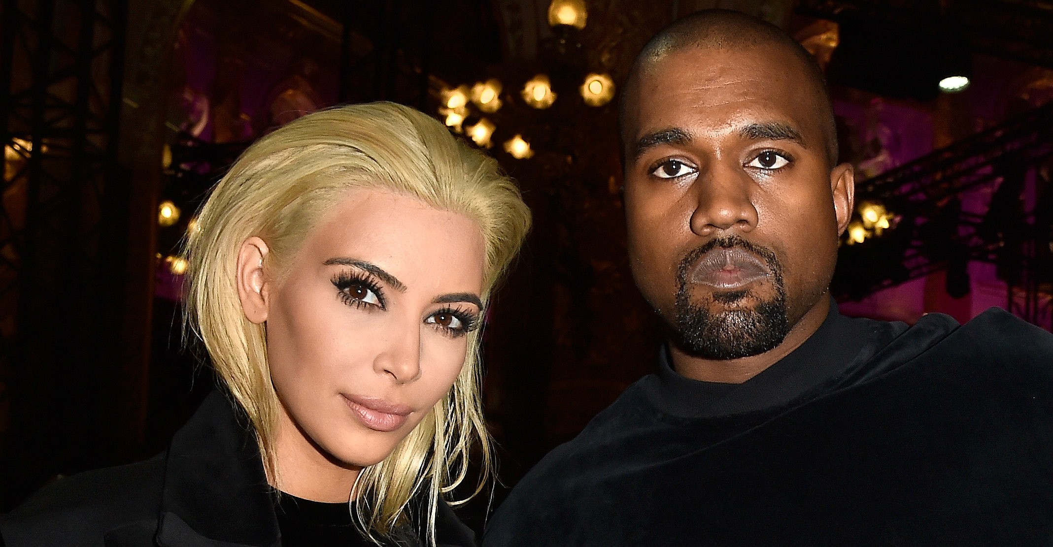 Kim Kardashian e Kanye West em Paris, no início de março. (Foto: Getty Images)