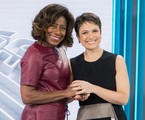 Gloria Maria e Sandra Annenberg | Raquel Cunha/TV Globo