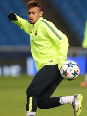 Neymar Treino Barcelona (Foto: Reuters)