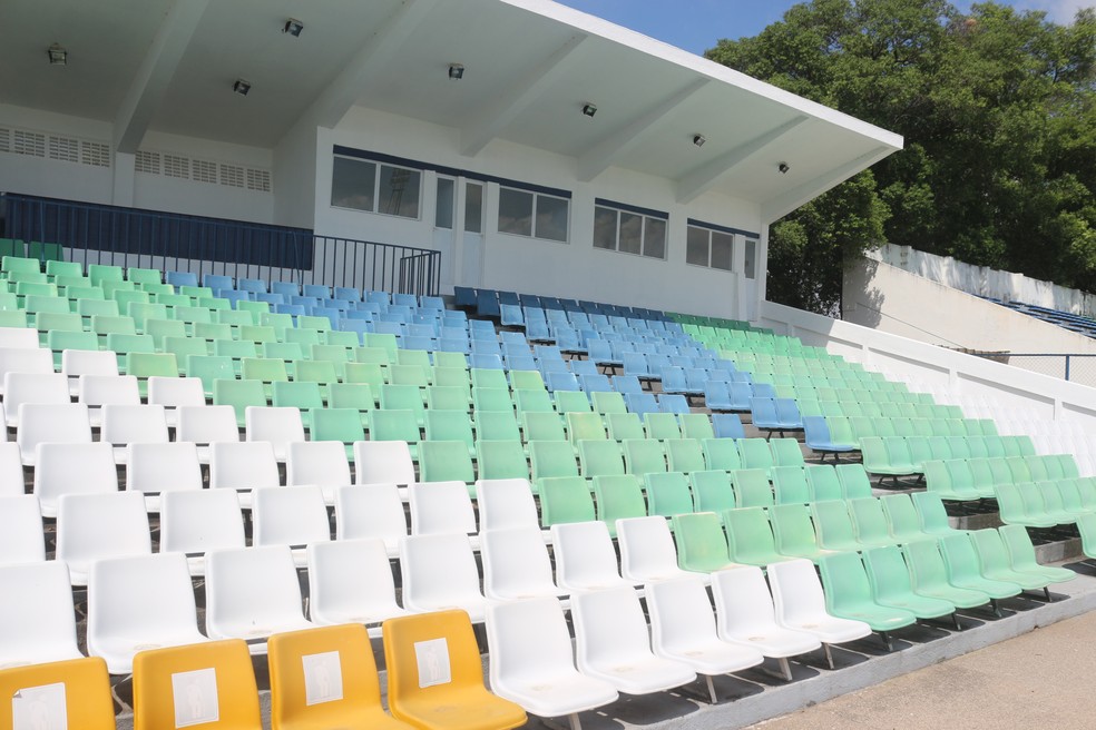 Estádio Lindolfo Monteiro — Foto: Arthur Ribeiro/GloboEsporte.com