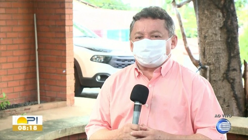 Presidente da Fundação Municipal de Saúde de Teresina, Gilberto Albuquerque — Foto: Reprodução/TV Clube