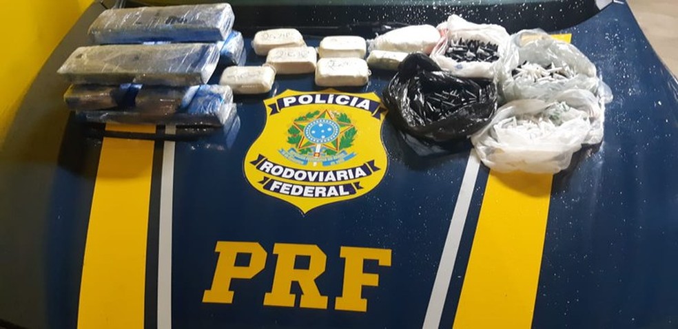 Apreensão em Vargem — Foto: Divulgação/PRF