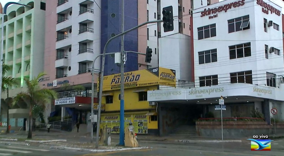 Semáforos da Avenida Marechal Castelo Branco em São Luís estão sem funcionar — Foto: Reprodução/TV Mirante