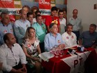 Fernando Pimentel faz campanha pró- Dilma e ataca PSDB em Valadares
