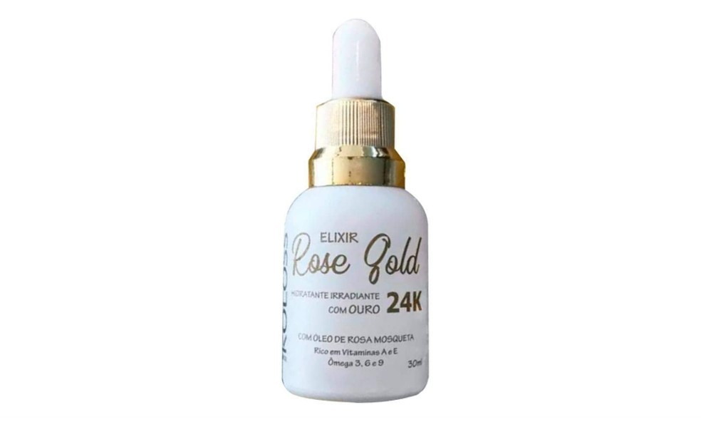 O Koloss Elixir Rose Gold promete ação calmante e anti-envelhecimento para a pele de todo o corpo (Foto: Reprodução/Amazon)