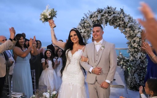 Perlla se casa no Rio de Janeiro com Patrick Abrahão; saiba detalhes