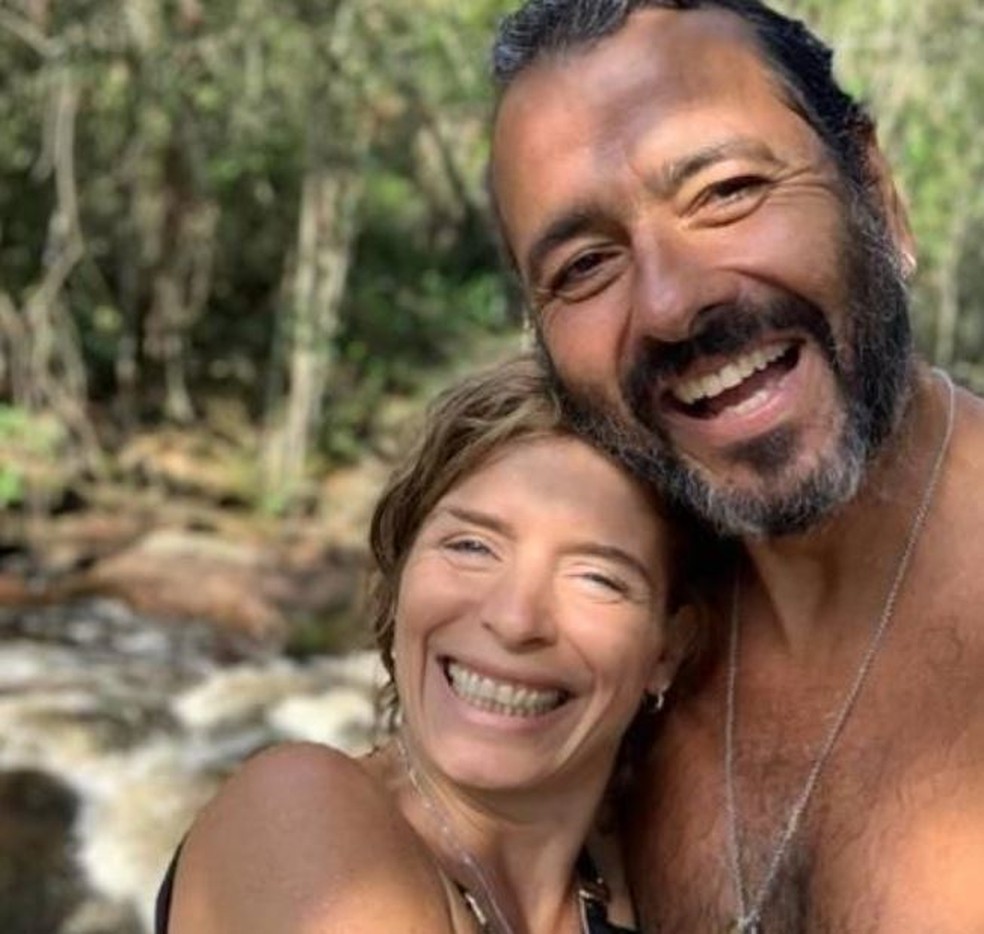 Marcos Palmeira e a esposa, a diretora Gabriela Gastal — Foto: Reprodução