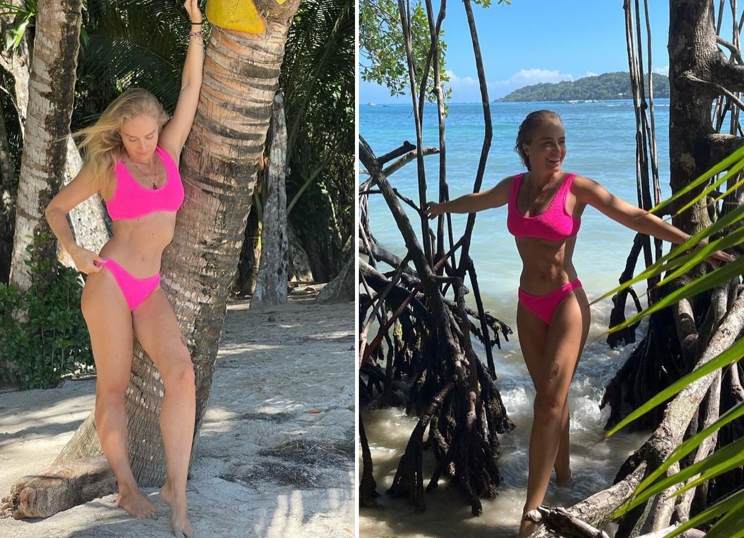 Angelica Ex On The Beach Instagram Angélica usa biquíni pink e recebe elogios de amigas famosas - Quem | QUEM News