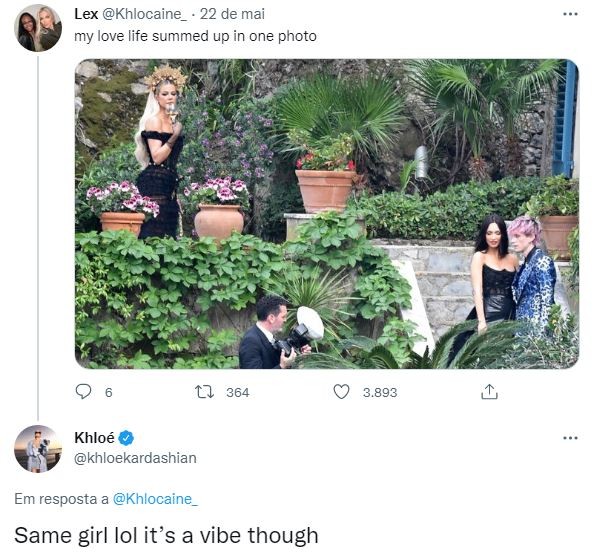 Khloé Kardashian zoa a própria vida amorosa em tweet (Foto: Reprodução / Twitter)