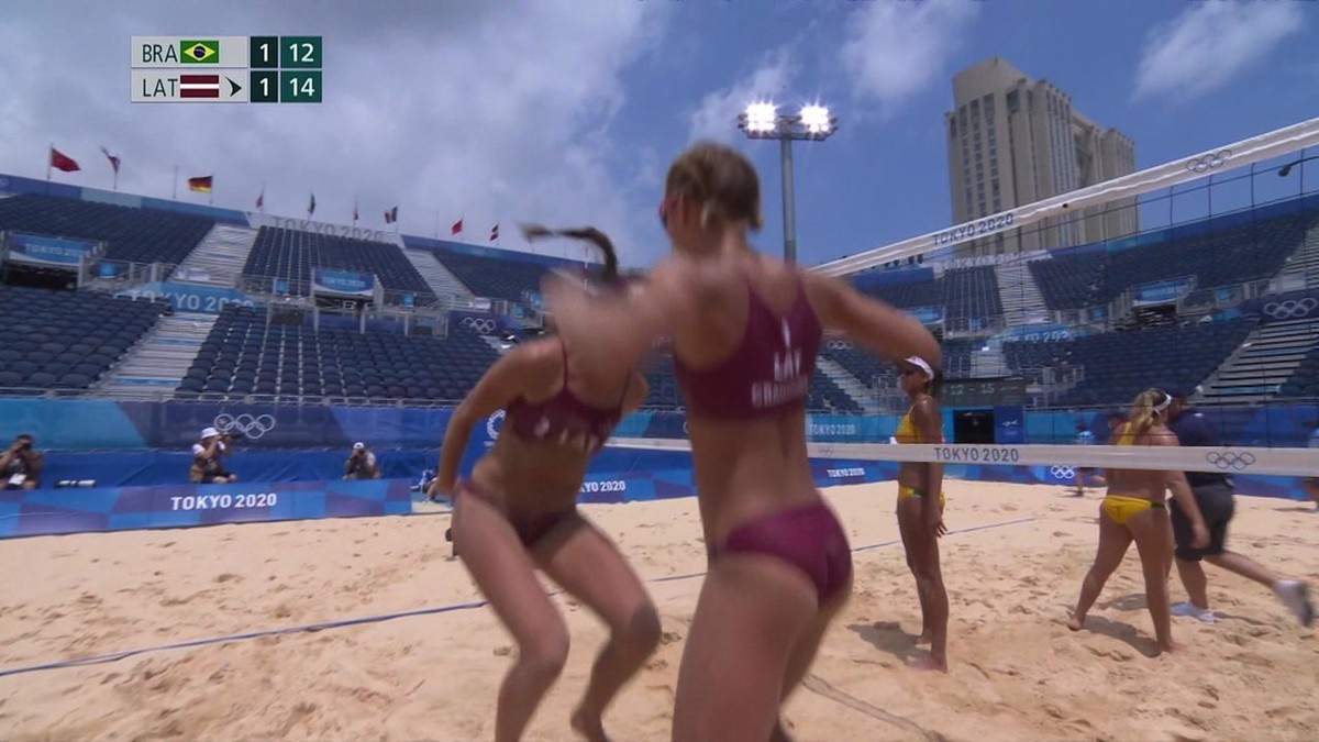 Ana Patricia e Rebecca perdem para dupla de Letônia no vôlei de praia - Vimarsana News