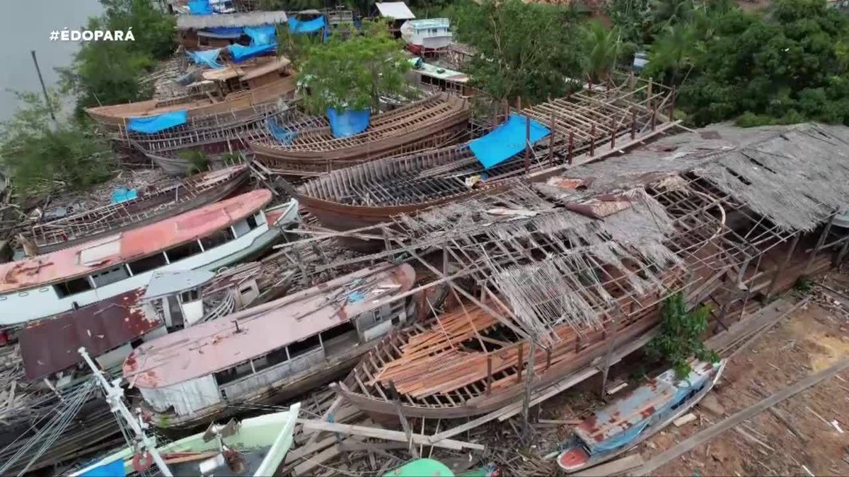 Embarcações de madeira fazem parte da história da cidade de IgarapéMiri É do Pará G1