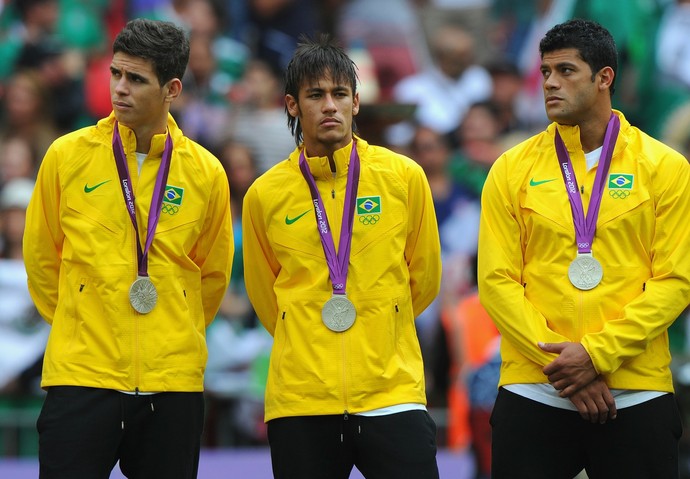 Neymar prata olimpiada 2008 (Foto: Getty Images)