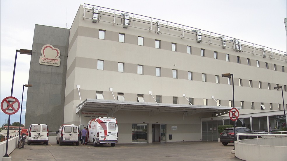 Fachada do Instituto de Cardiologia do DF — Foto: TV Globo/Reprodução