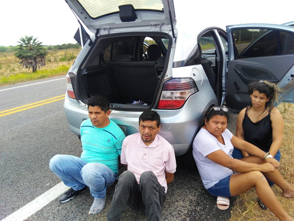 Quatro sÃ£o presos suspeitos de aplicar golpe do falso prÃªmio em Itapipoca, na zona Norte do CearÃ¡ â Foto: Arquivo pessoal