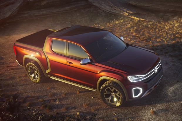 Volkswagen revela conceito Atlas Tanoak que dará origem a nova picape da marca (Foto: Divulgação)