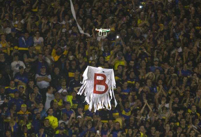 drone, Boca Juniors x River Plate (Foto: EFE)