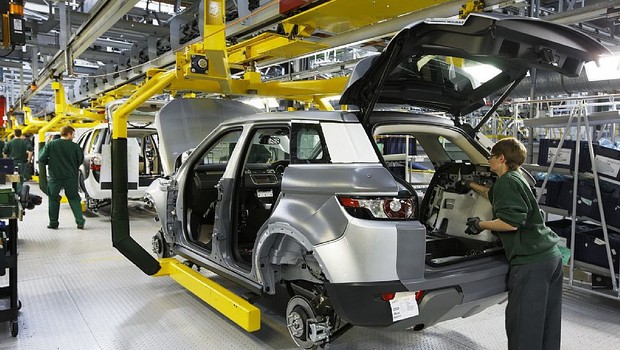 Fábrica da Jaguar Land Rover (Foto: Divulgação)
