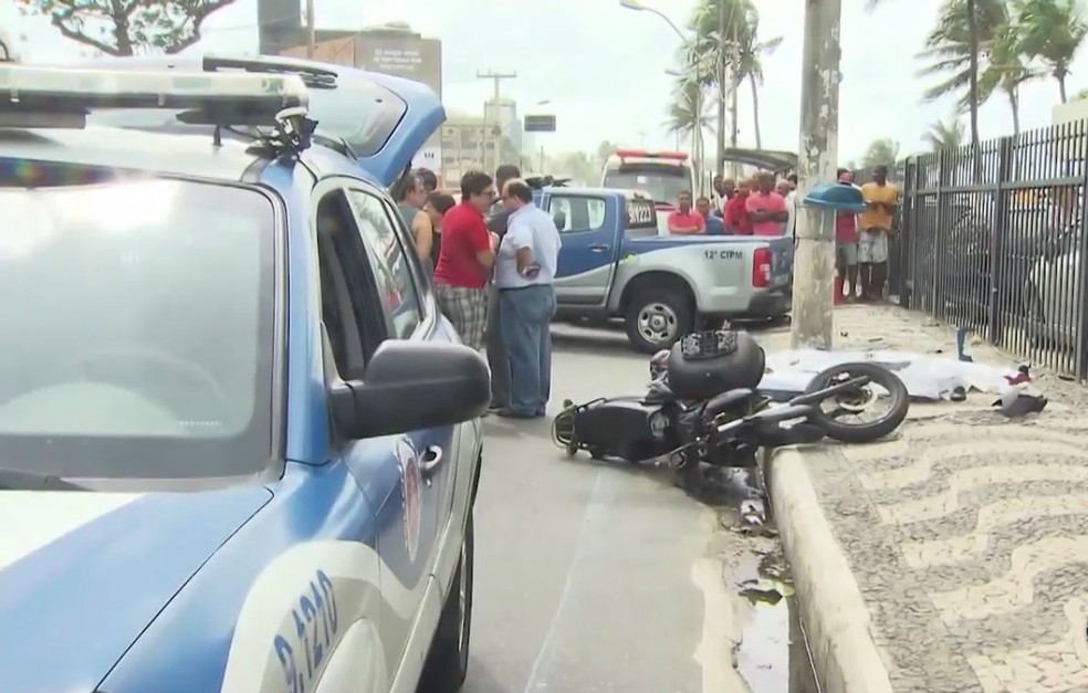 IrmÃ£os morreram em acidente no bairro de Ondina, em Salvador (Foto: ReproduÃ§Ã£o/TV Bahia)