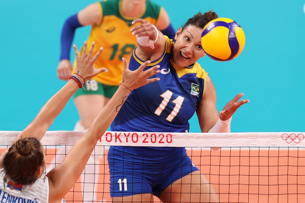 Tandara em ação nas Olimpíadas de Tóquio — Foto: Toru Hanai/Getty Images