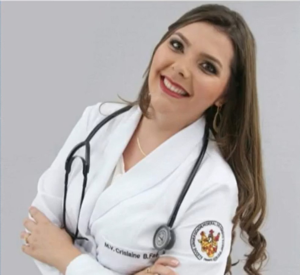 Médica veterinária Crislaine Boldrini Faé foi morta a tiros em Teixeira de Freitas — Foto: Reprodução/TV Santa Cruz