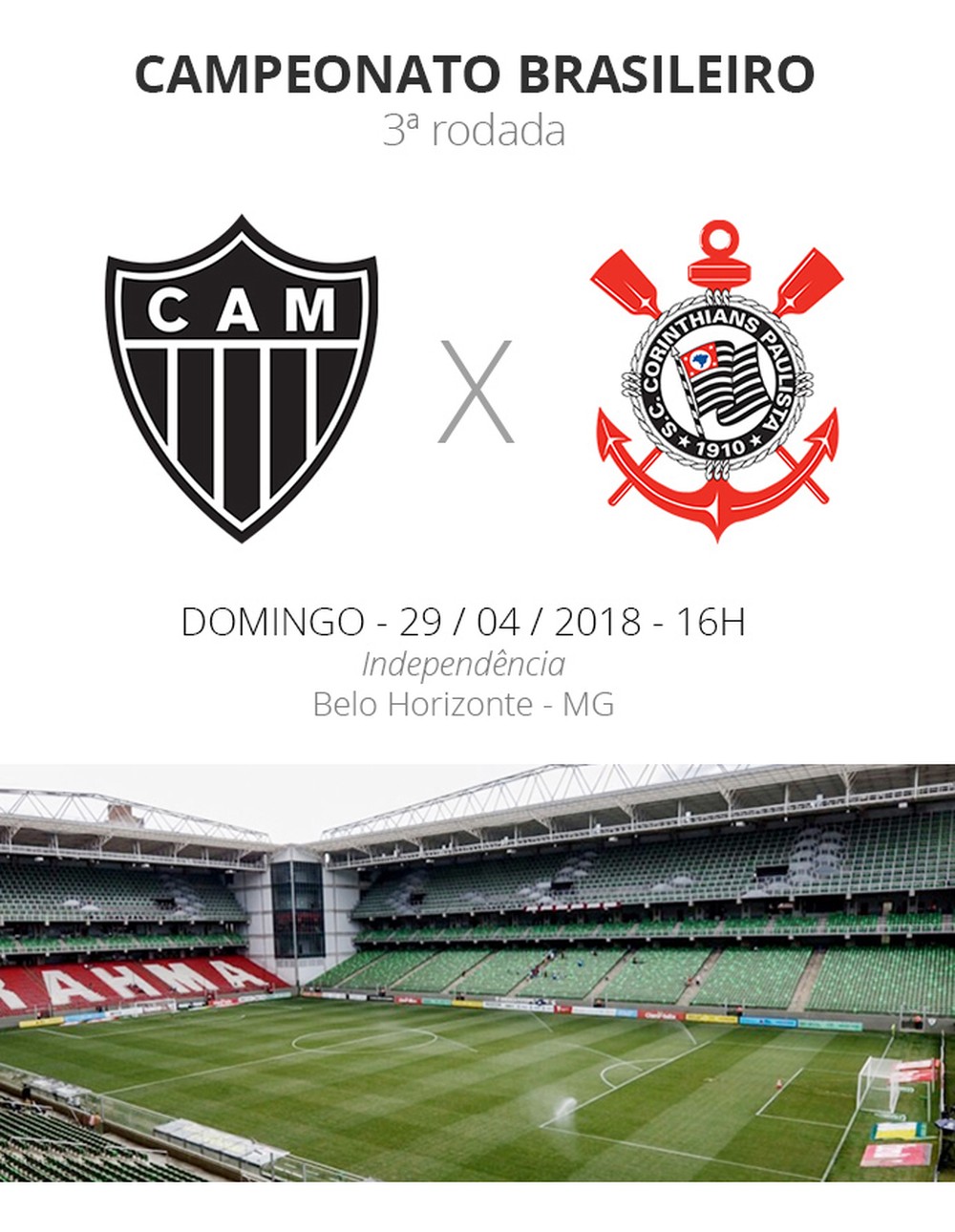 Tudo o que você precisa saber sobre Atlético-MG x Corinthians