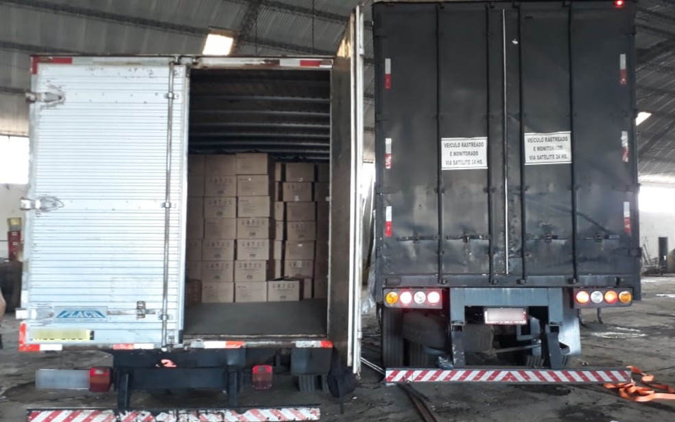 Carga de defensivos agr&iacute;colas avaliada em R$ 1 milh&atilde;o &mdash; Foto: Divulga&ccedil;&atilde;o/Pol&iacute;cia Civil