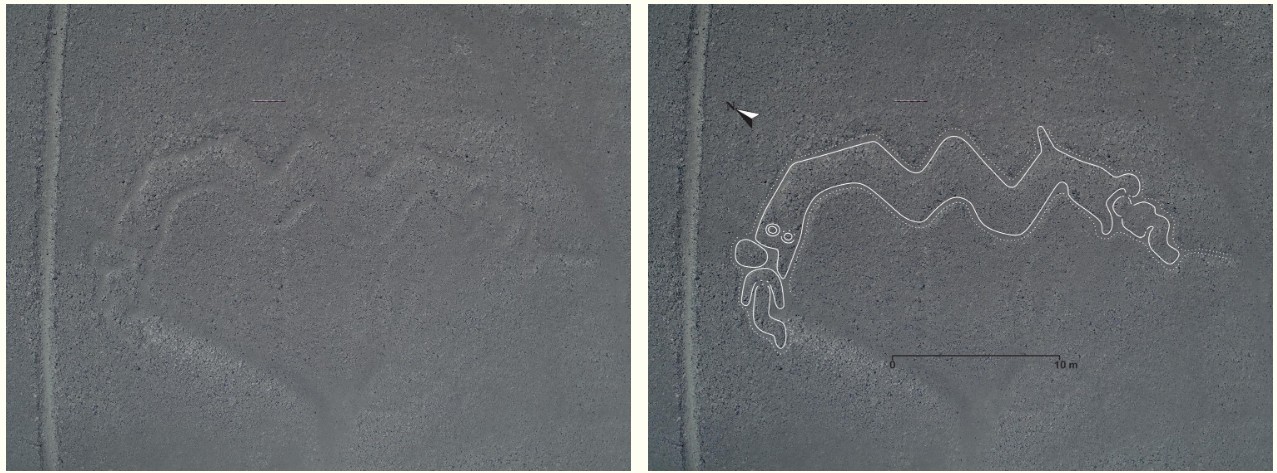 Graças à tecnologia, mais de 140 novos geóglifos foram encontrados em Nazca (Foto: Yamagata University/IBM)