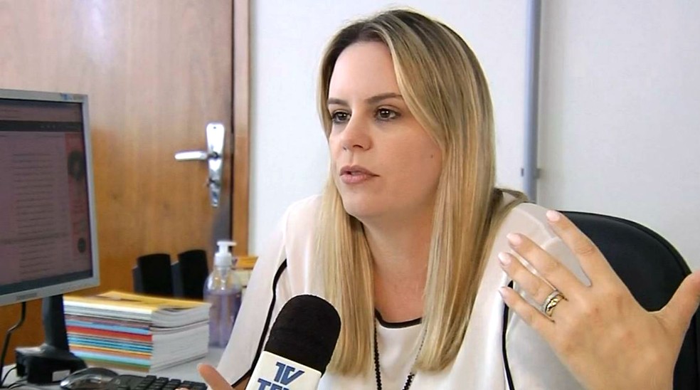 Marina Perini Antunes Ribeiro, secretária de Negócios Jurídicos de Assis: novo projeto para contratação de funcionários está à espera de votação na Câmara (Foto: Reprodução/TV TEM)